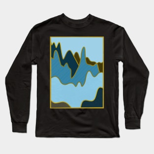 Gemstone Mountains Blue Long Sleeve T-Shirt